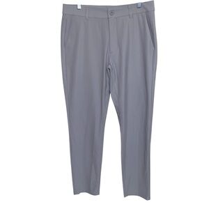 Fresh Clean Threads Pants Mens 32X32 Gray 4-Way Stretch Performance Chino Pocket